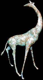 Bronze Giraffe Sculpture
